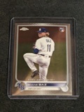 2022 Shane Baz Topps Chrome Update Rookie Debut RC #USC175 Tampa Bay Rays