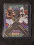 2018 Panini Illusions David Johnson Nick Chubb RC  MATCHING NUMBERS 7 Acetate/clear