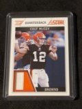 Colt Mccoy 2011 Score Patch #CM