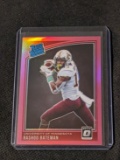 2021 Chronicles Draft Picks Optic Rated Rookies Pink #212 Rashod Bateman Rated Rookie RC