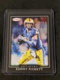 Kenny Pickett 2022 Sage ARTISTRY Black #ART-KP Pittsburgh Steelers Rookie Card