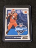 DeShaun Watson 2017 Score Football Draft Rookie # 3 Clemson Texans Browns RC