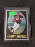 2010 Topps Chrome Jimmy Brown rookie reprint #62 Cleveland Browns