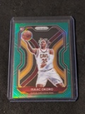 2020-21 Panini Prizm ISAAC OKORO Green Prizm RC Rookie Cleveland Cavaliers #298