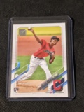 Triston McKenzie 2021 Topps Series One Baseball Rookie RC Card #319 Guardians