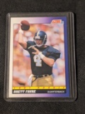 1991 Score BRETT FAVRE #611 RC Rookie HOF Green Bay Packers