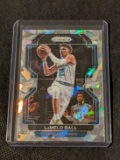 2021-22 Panini Prizm LaMelo Ball CRACKED ICE PARALLEL #185 HORNETS Rookie SP