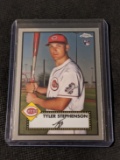 2021 Topps Chrome Platinum Anniversary RC #34 Tyler Stephenson Rookie Reds