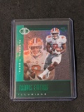 2021 Chronicles Draft Illusions TRAVIS ETIENNE Green Foil RC Rookie Card #111