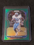 2020 Panini Prizm Green Prizm #204 Barry Sanders Lions