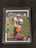 2017 Panini Donruss Optic Football AARON JONES Rookie Card RC #135