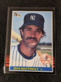 1985 Donruss 295 Don Mattingly New York Yankees Baseball Card
