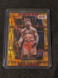 Ilia Topuria 2022 Panini Select UFC Concourse Orange Shock Prizm RC #23