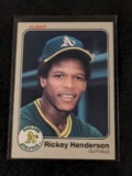 1983 Fleer Rickey Henderson #519 Oakland Athletics HOF