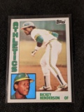 1984 Topps Rickey Henderson #230 Oakland Athletics HOF