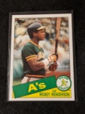 1985 TOPPS RICKEY HENDERSON #115  HOFER