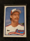 1989 Topps Randy Johnson Montreal Expos #647 Baseball Card Rookie Card