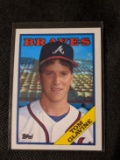 1988 Topps 779 Tom Glavine Atlanta Braves RC Baseball Card