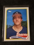 John Smoltz 1989 Topps #382 Atlanta Braves RC Rookie