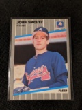 1989 Fleer John Smoltz #602 Rookie Atlanta Braves HOF