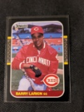 1987 Donruss Barry Larkin Rookie RC #492, Cincinnati Reds, HOF