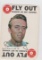 RICK MONDAY 1968 TOPPS CARD GAME, FLY OUT #26 OF 33