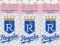 3 KANSAS CITY ROYALS TICKET STUBS FROM 1992 VS THE INDIANS