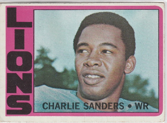 CHARLIE SANDERS 1972 TOPPS #60