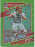 J.T. REALMUTO 2021 DONRUSS OPTIC GREEN PRIZM #161