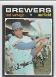TED SAVAGE 1971 TOPPS #38
