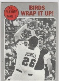 BOOG POWELL 1970 TOPPS, A.L. PLAYOFF GAME 3 BIRDS WRAP IT UP! #201