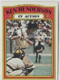 KEN HENDERSON 1972 TOPPS, IN ACTION #444