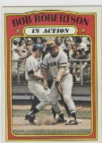 BOB ROBERTSON 1972 TOPPS, IN ACTION #430