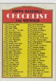 1972 TOPPS CHECKLIST 1 THRU 132 #4