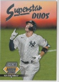 AARON JUDGE/GERRIT COLE 2021 STADIUM CLUB, SUPERSTAR DUOS #SD-8