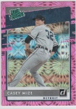 CASEY MIZE RC 2020 DONRUSS PINK FIREWORKS RATED PROSPECT #RP-4