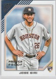 JOSE SIRI RC 2022 TOPPS GALLERY, PRINTER PROOF #88