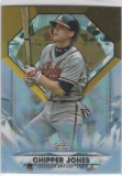 CHIPPER JONES 2022 TOPPS CHROME UPDATE DIAMOND GREATS DIE CUTS #DGC-27