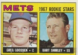 GREG GOOSEN/BART SHIRLEY 1967 TOPPS, METS ROOKIE STARS #287