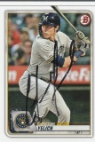 CHRISTIAN YELICH AUTOGRAPHED CARD WITH COA