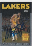 MAGIC JOHNSON AUTOGRAPHED CARD WITH COA