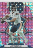 JUSTIN FIELDS 2022 MOSAIC PINK CAMO PRIZM #268