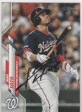 JUAN SOTO AUTOGRAPHED CARD WITH COA