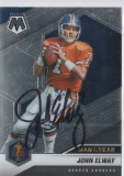 JOHM ELWAY AUTOGRAPHED CARD WITH COA