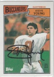 STEVE YOUNG AUTOGRAPHED CARD WITH COA