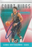 GIANNIS ANTETOKUOUNMPO AUTOGRAPHED CARD WITH COA AUTOGRAPHED CARD WITH COA