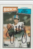 JOHN ELWAY AUTOGRAPHED CARD WITH COA