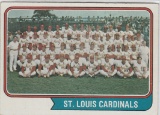 ST. LOUIS CARDINALS TEAM PICTURE 1974 TOPPS #36