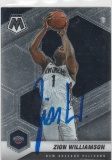 ZION WILLIAMSON AUTOGRAPHED CARD WITH COA