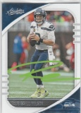 RUSSELL WILSON AUTOGRAPHED CARD WITH COA